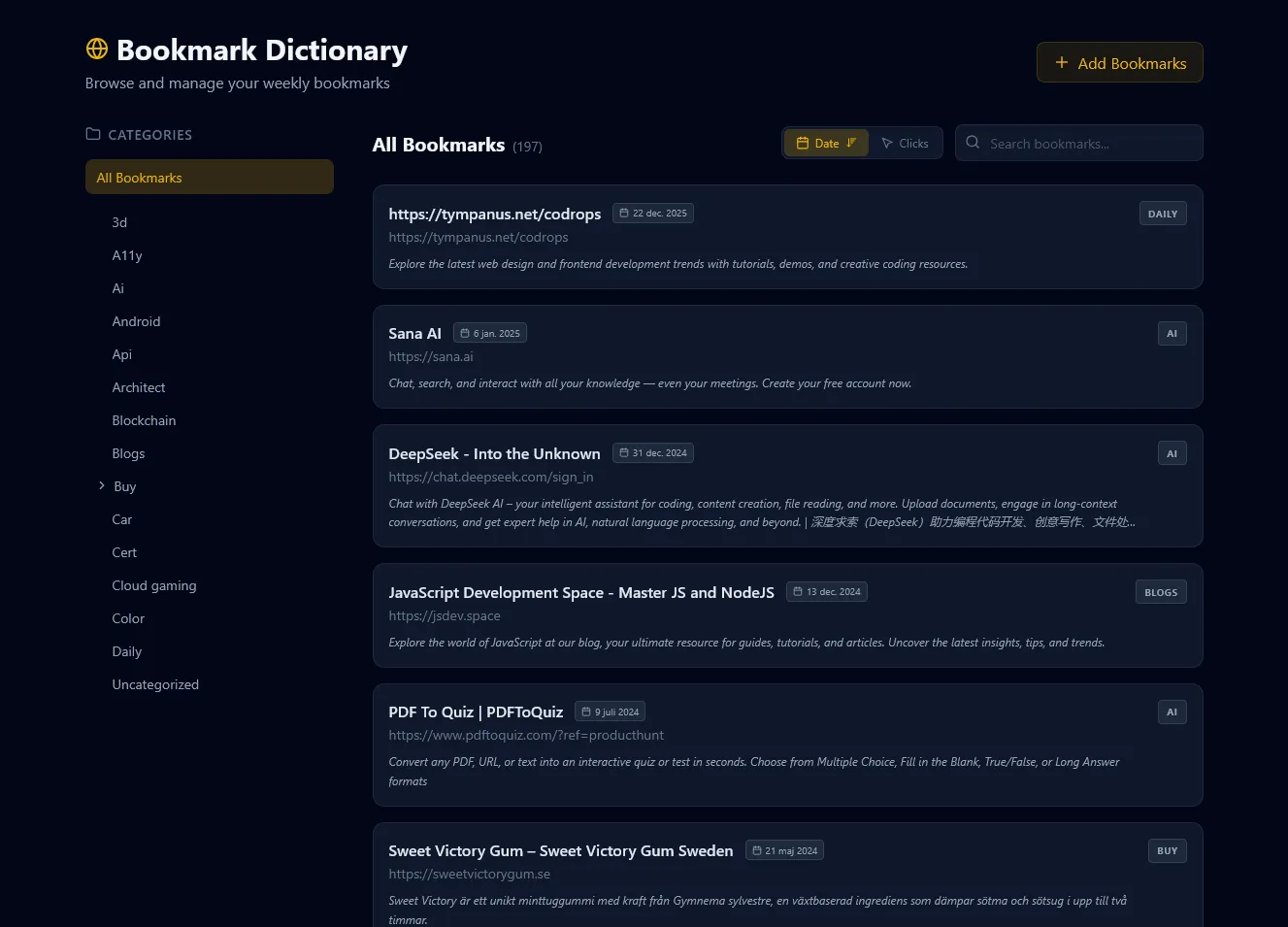 Bookmark Library - Image 1